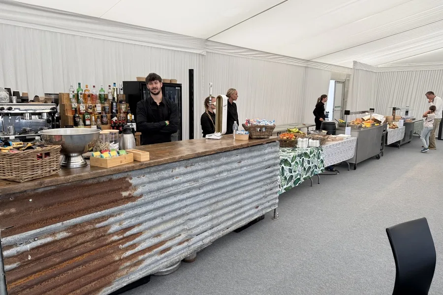 Bar service in a marquee — HGFD event
